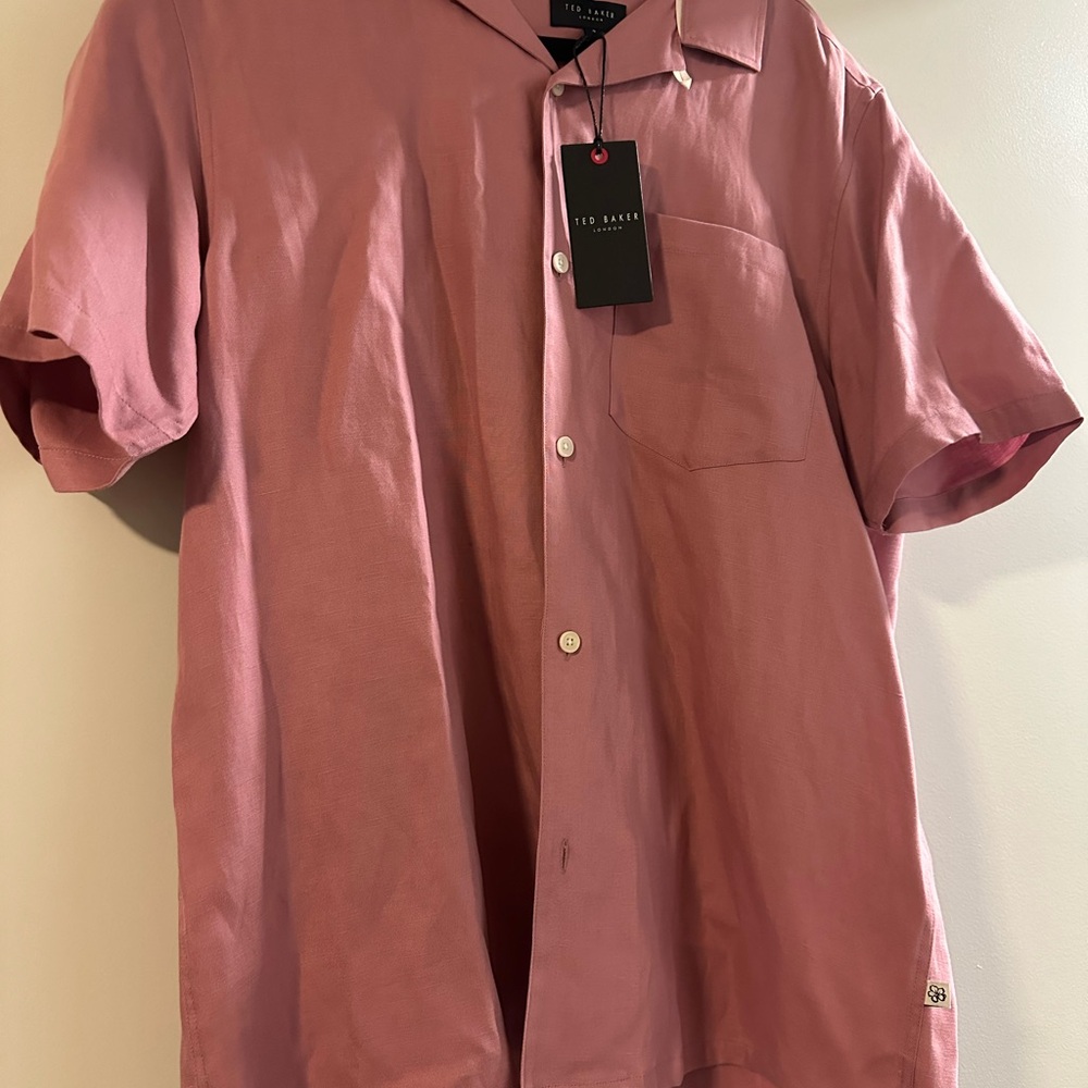 Ted Baker Men's Pink Shirt